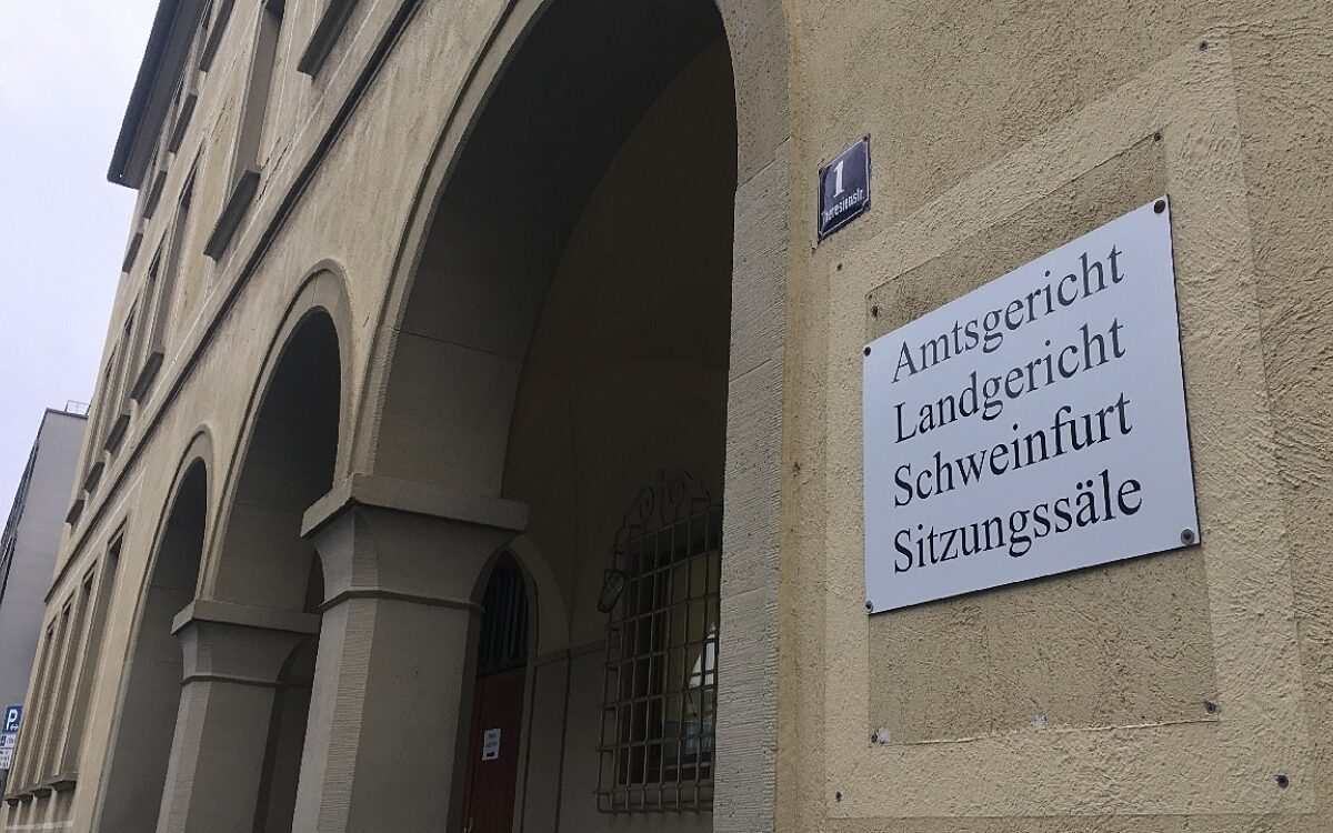 Das Gerichtsgebäude in Schweinfurt Das Gerichtsgebäude in Schweinfurt
